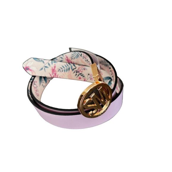 Steve Madden reversible lavender/flowers belt size XL - Picture 2 of 6